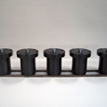 Series of single-actuating die locking special cylinders with spring return 