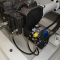 Detail of pump adjustment group with variable cylinder capacity for PID control