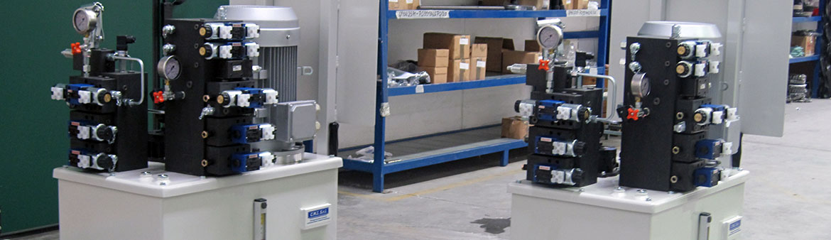 Hydraulic units for rubber calender control