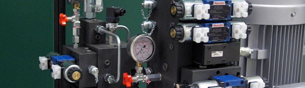 Block details - Hydraulic unit for rubber calender control 